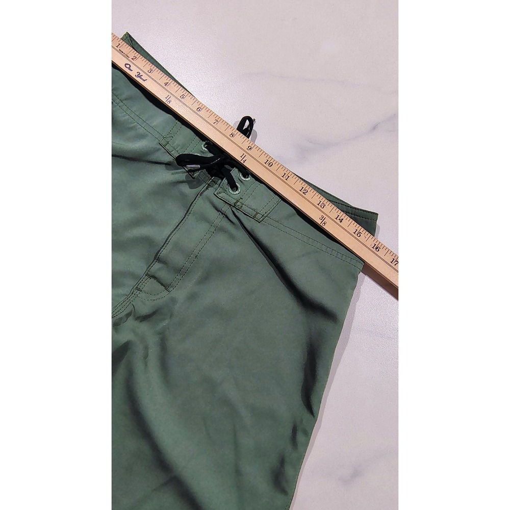 DA HUI Men's Unlined Board Shorts Green Cargo Pocket Size  30 x 10 In - Picture 10 of 11